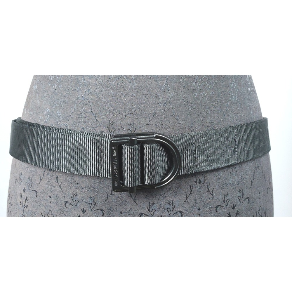 5.11 Tactical Trainer Webbed Belt Black Mens Size Large D Buckle Hook/Loop